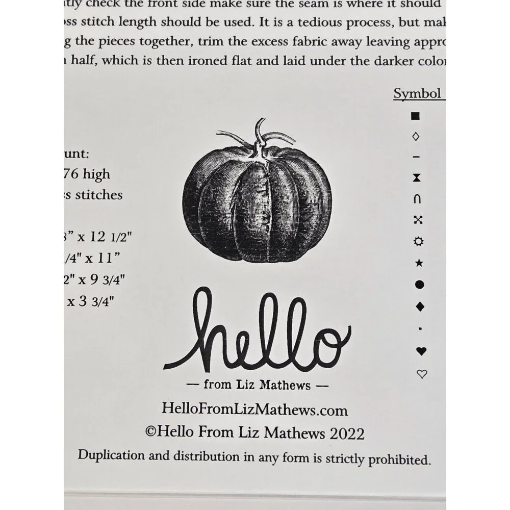 Hello From Liz Mathews The Pumpkin House Cross Stitch Pattern Halloween Pumpkin